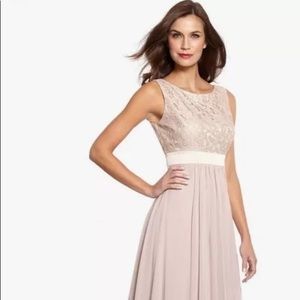 Eliza J - NORDSTROM bridesmaid dress - long, lace